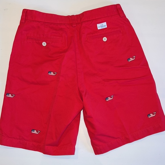 Vineyard Vines Red 32” Shorts - Picture 3 of 3